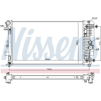 Wasserkühler PKW 67174 Wasserkühler PKW 67174