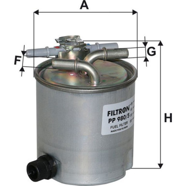 FILTRON Kraftstofffilter PP 980/5