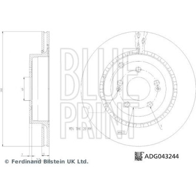 BREMSSCHEIBE ADG043244
