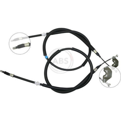A.B.S. Handbremsseil Seilzug Festellbremse K12795 A.B.S. Handbremsseil Seilzug Festellbremse K12795