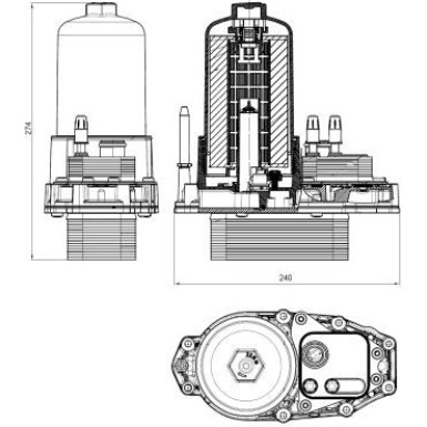 Ölkühler, Motor“L 31831 Ölkühler, Motor“L 31831
