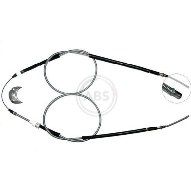 A.B.S. Handbremsseil Seilzug Festellbremse K10685 A.B.S. Handbremsseil Seilzug Festellbremse K10685