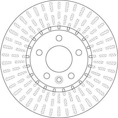 Bremsscheibe Vw P. T5 09- 340Mm TRW SINGLE DF6499S Bremsscheibe Vw P. T5 09- 340Mm TRW SINGLE DF6499S