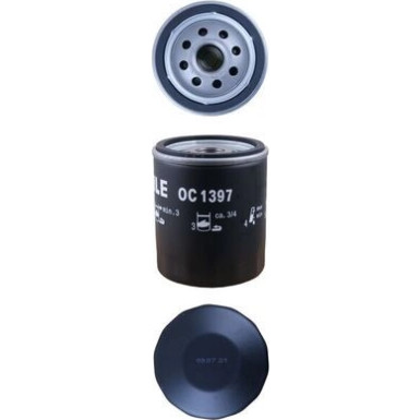 MAHLE Ölfilter OC 1397 MAHLE Ölfilter OC 1397