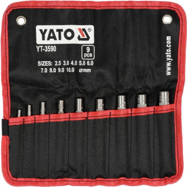 Lederlochset 9-Tlg YT-3590 Lederlochset 9-Tlg YT-3590