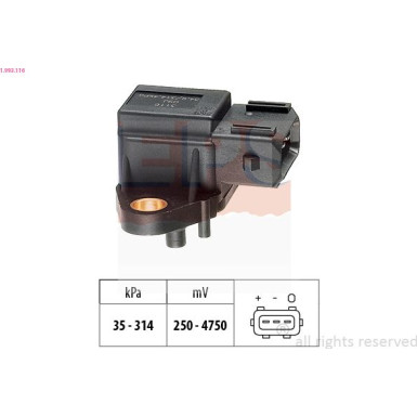 Luftdrucksensor, Saugrohrdruck 1.993.116