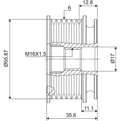 Generatorfreilauf 588032 Generatorfreilauf 588032