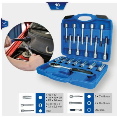KS TOOLS Werkzeugsatz, Stoßdämpfer-Kolbenstange BT651250 KS TOOLS Werkzeugsatz, Stoßdämpfer-Kolbenstange BT651250