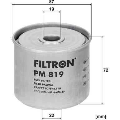 FILTRON Kraftstofffilter PM 819