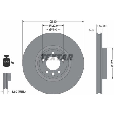 Bremsscheibe 92307605 Bremsscheibe 92307605