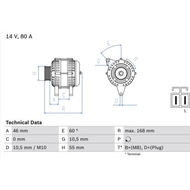 Lichtmaschine 0 986 084 210 Lichtmaschine 0 986 084 210