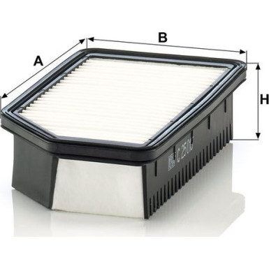 Mann & Hummel Luftfilter PKW KIA Rio III 1.25 (UB) 09/11 C 25 013