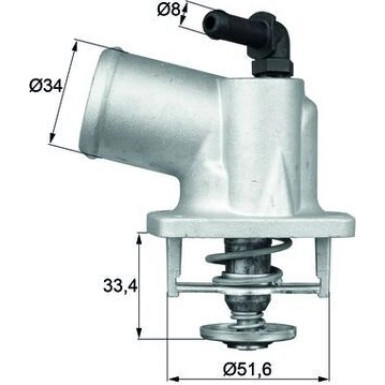 Integralthermostat mit Dichtung TI 54 92D