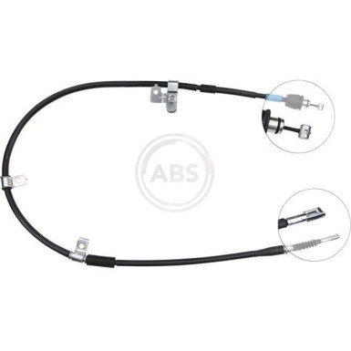 A.B.S. Handbremsseil Seilzug Festellbremse K17137 A.B.S. Handbremsseil Seilzug Festellbremse K17137