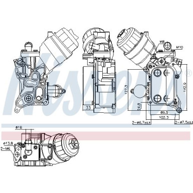 Ölkühler PKW 91355 Ölkühler PKW 91355