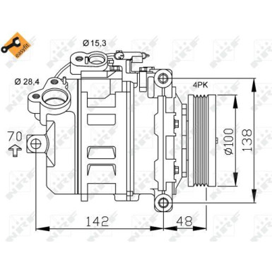 Kompressor, Klimaanlage 32433