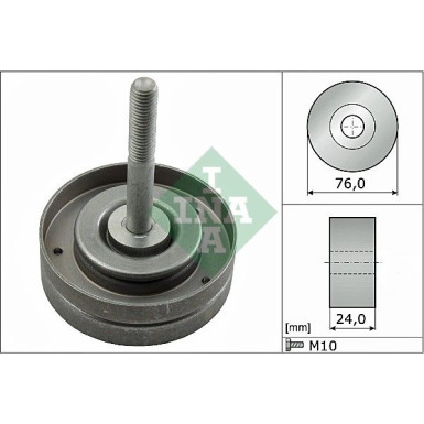 Umlenk-/Führungsrolle, Keilrippenriemen 532 0500 10