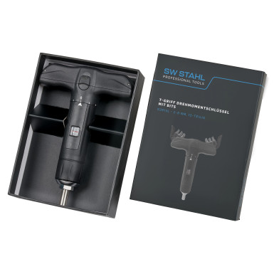SW-Stahl T-Griff Drehmomentschlüssel 2-8 Nm mit Bits, 13-teilig 03913L