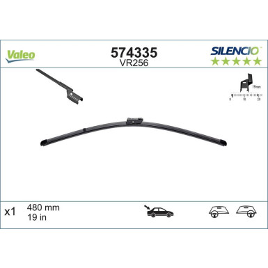 VM256 VALEO Silencio X.TRM HECK 574335 VM256 VALEO Silencio X.TRM HECK 574335