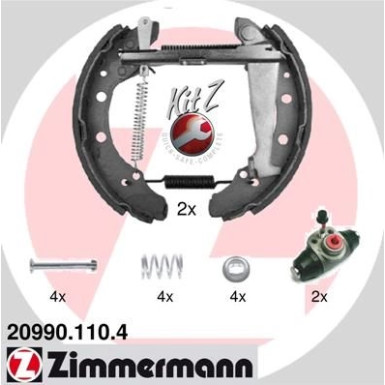 ZIMMERMANN Bremsbacken 20990.110.4 KIT Z ZIMMERMANN Bremsbacken 20990.110.4 KIT Z