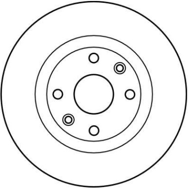 Bremsscheibe Renault P. Kangoo DF2586 Bremsscheibe Renault P. Kangoo DF2586
