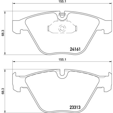 BREMBO Bremsklötze VA P 06 081 BREMBO Bremsklötze VA P 06 081