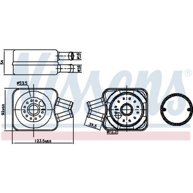 Ölkühler PKW 90607 Ölkühler PKW 90607
