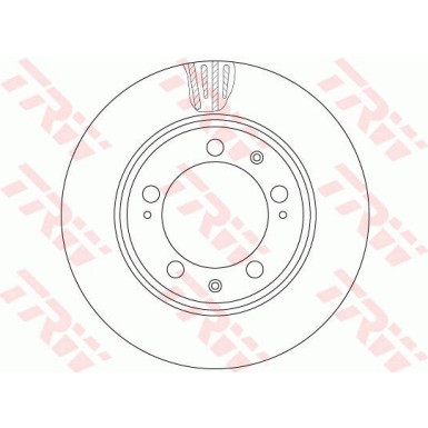 13 481 004 Bremsscheibe VA PORSCHE 911 Carrera 88 TRW SINGLE DF6484S