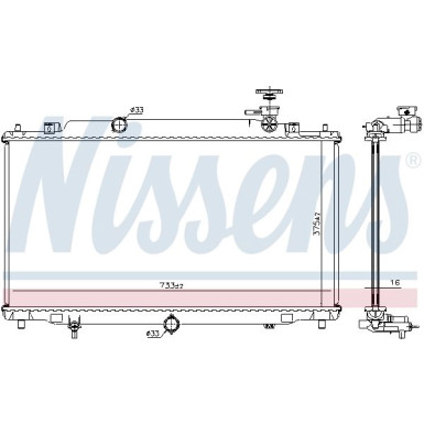 Wasserkühler PKW 68539