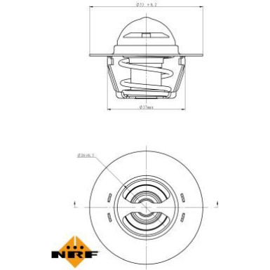 Thermostat, Kühlmittel 725128