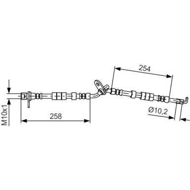 Bremsschlauch MAZDA 6 1987481597