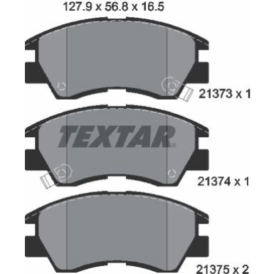 Bremsbelagsatz Mitsubishi P. Pajero -91/L300 2137301 Bremsbelagsatz Mitsubishi P. Pajero -91/L300 2137301