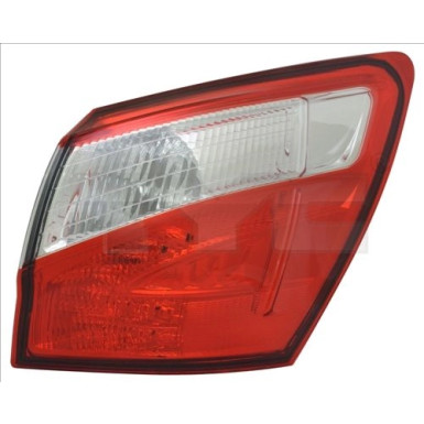 Heckleuchte A L O K-PLATTE ROT/WEISS LED NISSAN QASHQAI 5,10-10,13 4460,658,2