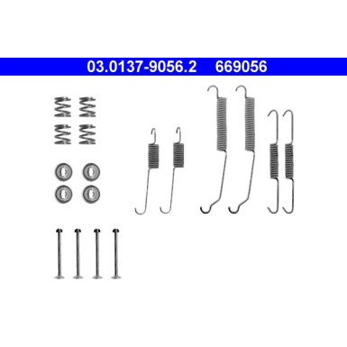 ATE Zubehör, Bremsbacken 03.0137-9056.2 ATE Zubehör, Bremsbacken 03.0137-9056.2
