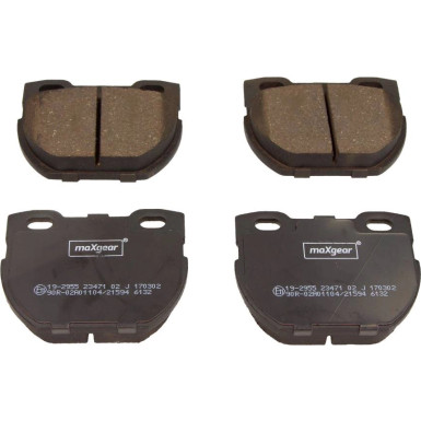 Bremsbelagsatz Land Rover T. Defender 110 07/2001 19-2955 Bremsbelagsatz Land Rover T. Defender 110 07/2001 19-2955
