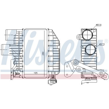 Ladeluftkühler PKW TOYOTA AVENSIS 2.0 TDI 00 96758