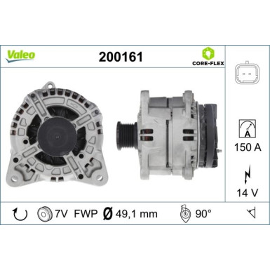 VALEO Generator 200161 VALEO Generator 200161