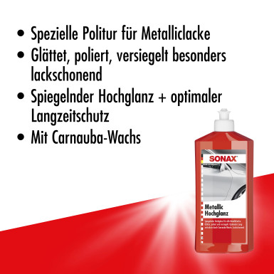 Sonax Metallic Hochglanz 500ml MetallicHochglanz 03172000