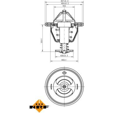 Thermostat, Kühlmittel 725174 Thermostat, Kühlmittel 725174