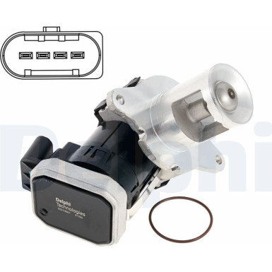 DELPHI AGR-Ventil EG10621-12B1 DELPHI AGR-Ventil EG10621-12B1