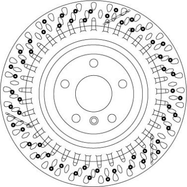 Bremsscheibe Db T. W166/C292/X166 3.0/5.5 4-Matic 12 DF6835S Bremsscheibe Db T. W166/C292/X166 3.0/5.5 4-Matic 12 DF6835S
