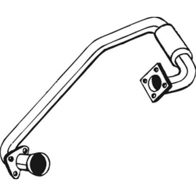 Bosch Automotive Auspuffrohr 787-563 Bosch Automotive Auspuffrohr 787-563