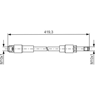 Bremsschlauch MERCEDES A,B-Klasse 1987481674