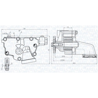 MAGNETI MARELLI Ölpumpe 351516000149 MAGNETI MARELLI Ölpumpe 351516000149