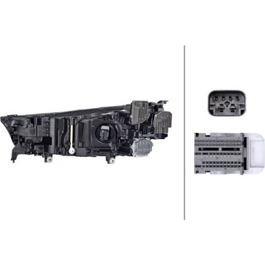 SCHEINWERFER R HELLA BMW iX I20 21 1EX 014 952-621