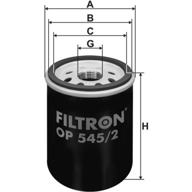 FILTRON Ölfilter OP 545/2 FILTRON Ölfilter OP 545/2