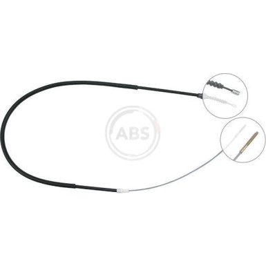 A.B.S. Handbremsseil Seilzug Festellbremse K11536 A.B.S. Handbremsseil Seilzug Festellbremse K11536