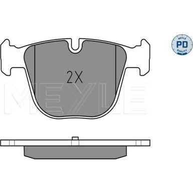 Bremsbelagsatz Bmw T. 3/5/6/7/X5/X6 03 MEYLE-PD: Advanced performance and design 025 237 3017/PD