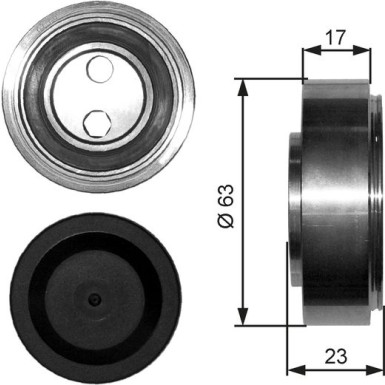 GATES Spannrolle T38228
