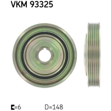 SKF Riemenscheibe, Kurbelwelle VKM 93325 SKF Riemenscheibe, Kurbelwelle VKM 93325